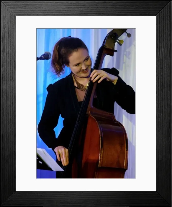Framed Print : Charlie Pyne, Watermill Jazz Club, Dorking, Surrey, 20th September 2016. Artist: Brian O Connor Framed Print : Charlie Pyne, Watermill Jazz Club, Dorking, Surrey, 20th September 2016. Artist: Brian O Connor