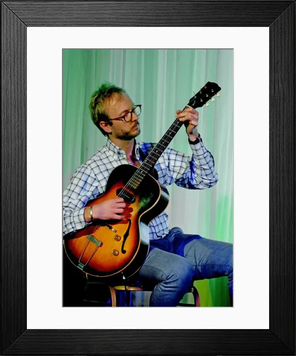 Framed Print : Dave Archer, Watermill Jazz Club, Dorking, Surrey, 26th July, 2016. Artist: Brian O Connor Framed Print : Dave Archer, Watermill Jazz Club, Dorking, Surrey, 26th July, 2016. Artist: Brian O Connor