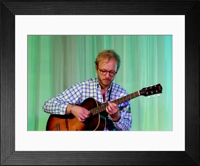 Framed Print : Dave Archer, Watermill Jazz Club, Dorking, Surrey, 26th July, 2016. Artist: Brian O Connor Framed Print : Dave Archer, Watermill Jazz Club, Dorking, Surrey, 26th July, 2016. Artist: Brian O Connor