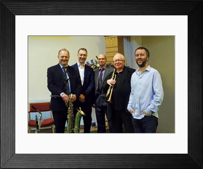 Framed Print : Alan Barnes, Matt Fishwick, Simon Thorpe, Henry Lowther and Frank Harrison, 22nd October 2016 Framed Print : Alan Barnes, Matt Fishwick, Simon Thorpe, Henry Lowther and Frank Harrison, 22nd October 2016