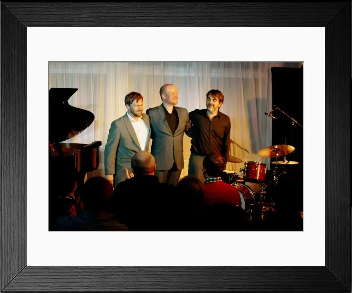 Framed Print : Espen Eriksen, Lars Tormod Jenset and Andreas Bye, 24th May 2016. Artist: Brian O Connor Framed Print : Espen Eriksen, Lars Tormod Jenset and Andreas Bye, 24th May 2016. Artist: Brian O Connor