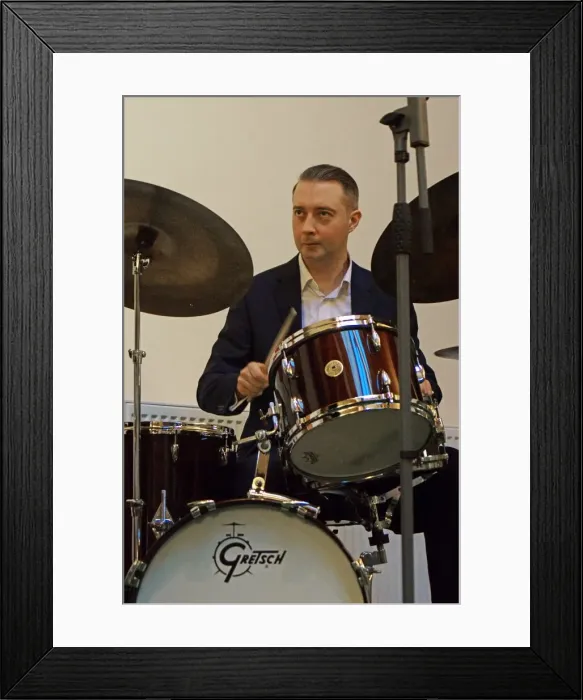 Framed Print : Matt Fishwick, Methodist Church, Loughton, Essex, 22nd October 2016. Artist: Brian O Connor Framed Print : Matt Fishwick, Methodist Church, Loughton, Essex, 22nd October 2016. Artist: Brian O Connor