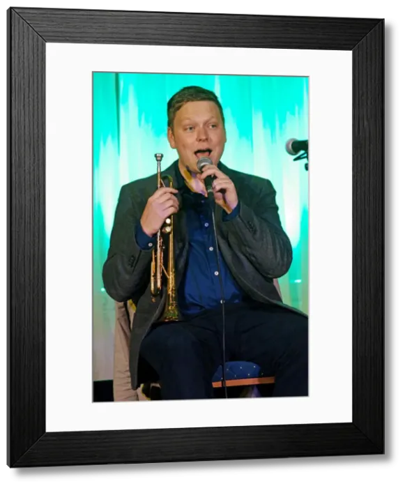 Framed Print : Pete Horsfall, Watermill Jazz Club, Dorking, Surrey, 26th July 2016. Artist: Brian O Connor Framed Print : Pete Horsfall, Watermill Jazz Club, Dorking, Surrey, 26th July 2016. Artist: Brian O Connor