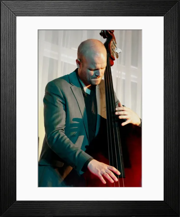 Framed Print : Lars Tormod Jenset, Watermill Jazz Club, Dorking, Surrey, 24th May 2016. Artist: Brian O Connor Framed Print : Lars Tormod Jenset, Watermill Jazz Club, Dorking, Surrey, 24th May 2016. Artist: Brian O Connor