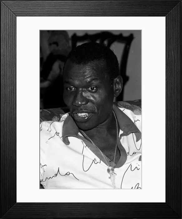 Framed Print : Elvin Jones, London, 1977. Artist: Brian O Connor Framed Print : Elvin Jones, London, 1977. Artist: Brian O Connor