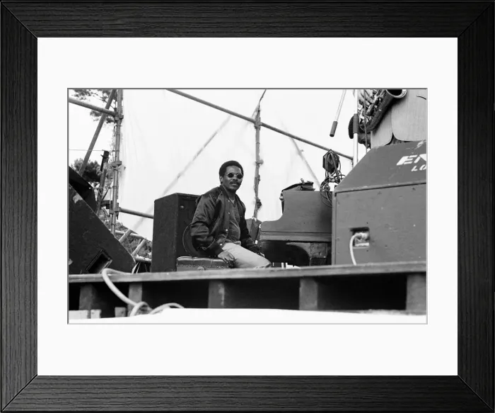 Framed Print : George Cables, Capital Jazz, Knebworth, Herts, July, 1981. Artist: Brian O Connor Framed Print : George Cables, Capital Jazz, Knebworth, Herts, July, 1981. Artist: Brian O Connor