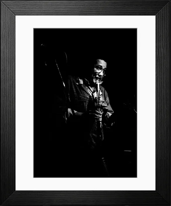 Framed Print : Paquito D Rivera, Ronnie Scotts, Soho, London, May 1992. Artist: Brian O Connor Framed Print : Paquito D Rivera, Ronnie Scotts, Soho, London, May 1992. Artist: Brian O Connor