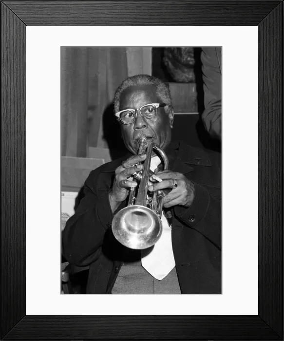 Framed Print : Roy Eldridge, London, 1975. Artist: Brian O Connor Framed Print : Roy Eldridge, London, 1975. Artist: Brian O Connor