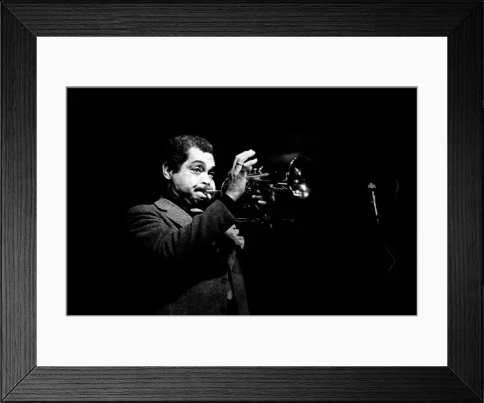 Framed Print : Art Farmer, The Richmond, Brighton, 8th March, 1985. Artist: Brian O Connor Framed Print : Art Farmer, The Richmond, Brighton, 8th March, 1985. Artist: Brian O Connor