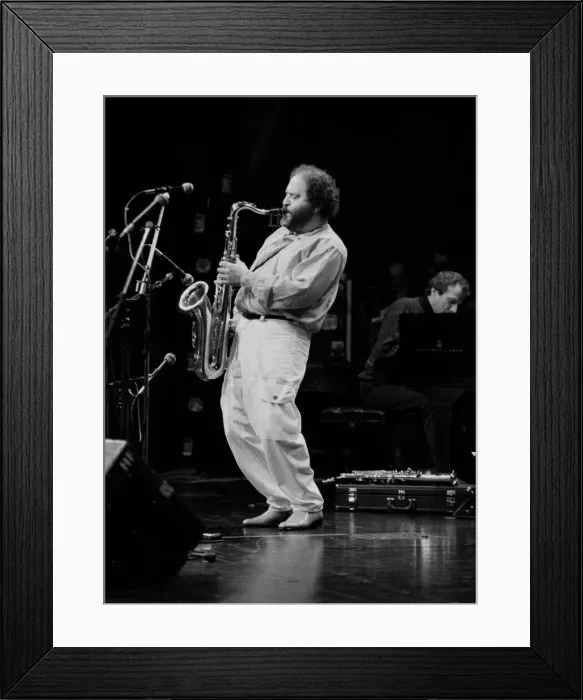 Framed Print : Joe Farrell, Shaw Theatre, London, March, 1985. Artist: Brian O Connor Framed Print : Joe Farrell, Shaw Theatre, London, March, 1985. Artist: Brian O Connor