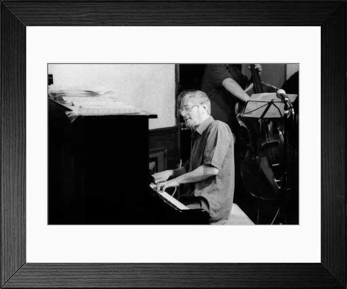 Framed Print : Michael Garrick, Watermill Jazz Club, Dorking, Surrey, May, 2001. Artist: Brian O Connor Framed Print : Michael Garrick, Watermill Jazz Club, Dorking, Surrey, May, 2001. Artist: Brian O Connor