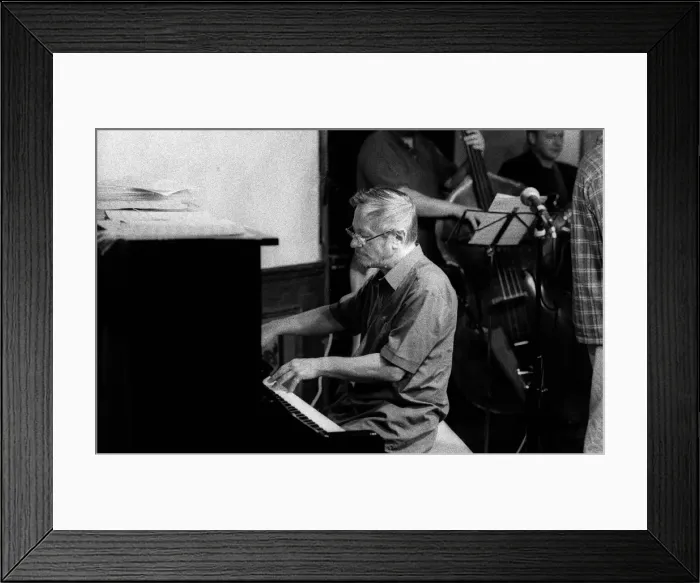 Framed Print : Michael Garrick, Watermill Jazz Club, Dorking, Surrey, May, 2001. Artist: Brian O Connor Framed Print : Michael Garrick, Watermill Jazz Club, Dorking, Surrey, May, 2001. Artist: Brian O Connor