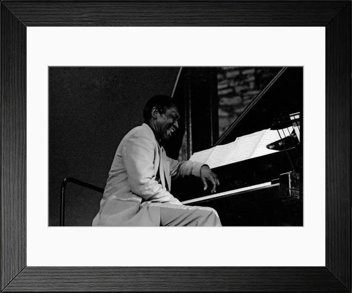 Framed Print : John Hicks, Brecon Jazz Festival, Brecon, Wales, August, 1999. Artist: Brian O Connor Framed Print : John Hicks, Brecon Jazz Festival, Brecon, Wales, August, 1999. Artist: Brian O Connor
