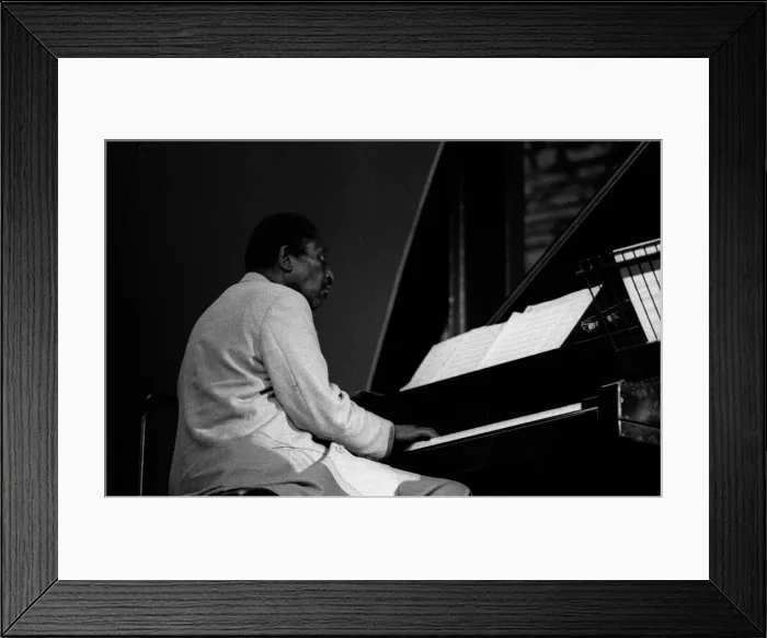 Framed Print : John Hicks, Brecon Jazz Festival, Brecon, Wales, August, 1999. Artist: Brian O Connor Framed Print : John Hicks, Brecon Jazz Festival, Brecon, Wales, August, 1999. Artist: Brian O Connor