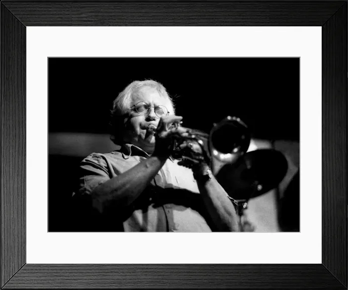 Framed Print : Henry Lowther, Watermill Jazz Club, Dorking, Surrey, September, 2000. Artist: Brian O Connor Framed Print : Henry Lowther, Watermill Jazz Club, Dorking, Surrey, September, 2000. Artist: Brian O Connor