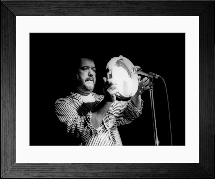 Framed Print : Airto Moreira, Ronnie Scotts, Soho, London, May, 1989. Artist: Brian O Connor Framed Print : Airto Moreira, Ronnie Scotts, Soho, London, May, 1989. Artist: Brian O Connor