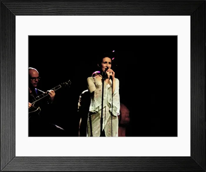 Framed Print : Stacey Kent, Chequer Mead, East Grinstead, October, 2003. Artist: Brian O Connor Framed Print : Stacey Kent, Chequer Mead, East Grinstead, October, 2003. Artist: Brian O Connor