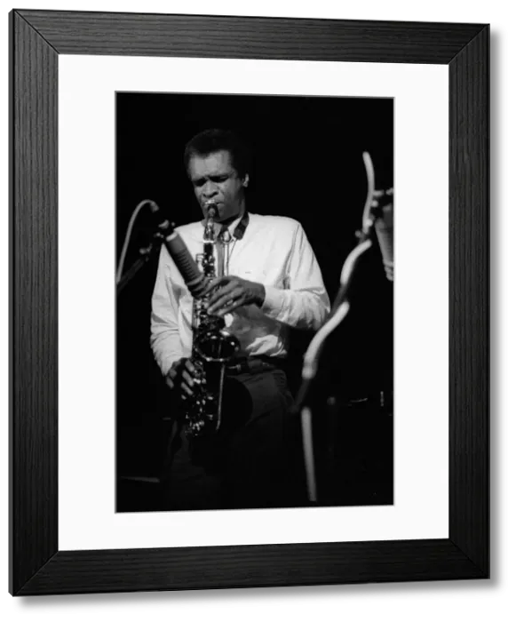 Framed Print : Bobby Watson, Ronnie Scotts, Soho, London, November, 1989. Artist: Brian O Connor Framed Print : Bobby Watson, Ronnie Scotts, Soho, London, November, 1989. Artist: Brian O Connor