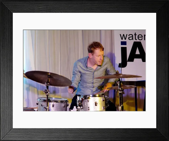Framed Print : Andrew Bain, Watermill Jazz Club, Dorking, Surrey, November 8, 2016. Artist: Brian O Connor Framed Print : Andrew Bain, Watermill Jazz Club, Dorking, Surrey, November 8, 2016. Artist: Brian O Connor