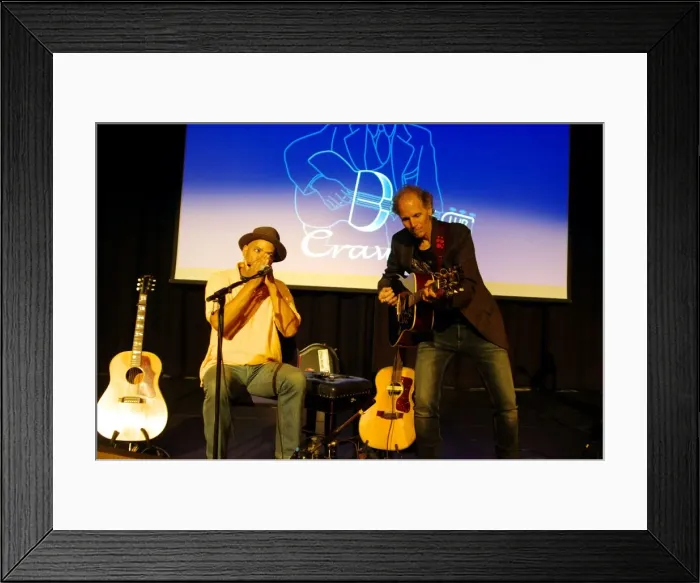 Framed Print : Guy Davis and Brooks Williams, Hawth, Crawley, West Sussex, November 14, 2016. Artist Framed Print : Guy Davis and Brooks Williams, Hawth, Crawley, West Sussex, November 14, 2016. Artist
