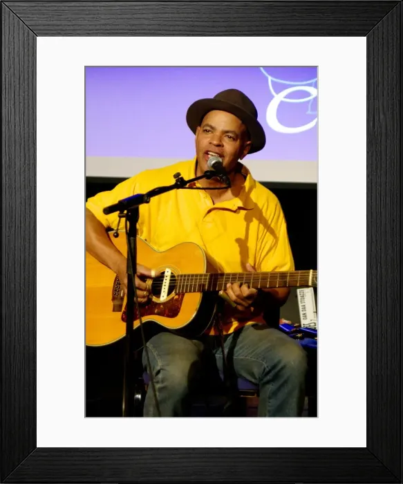 Framed Print : Guy Davis, Hawth, Crawley, West Sussex, November 14, 2016. Artist: Brian O Connor Framed Print : Guy Davis, Hawth, Crawley, West Sussex, November 14, 2016. Artist: Brian O Connor