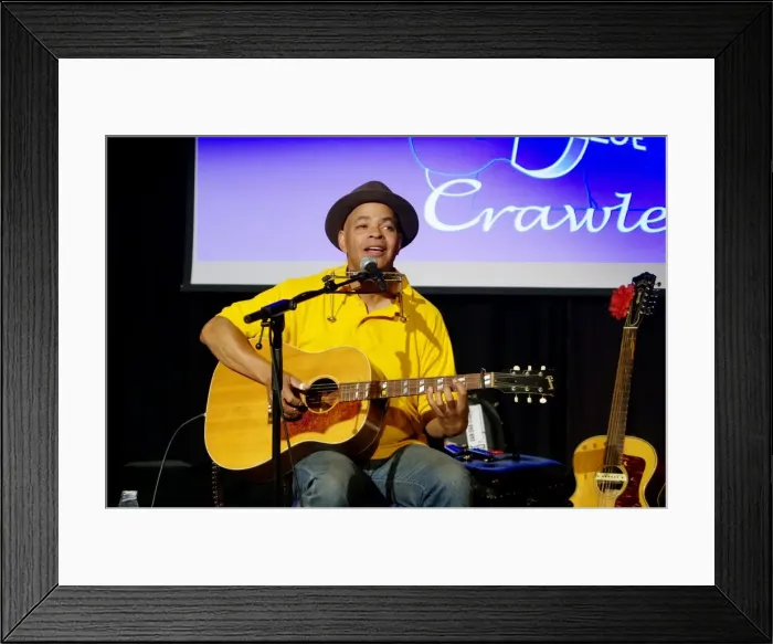 Framed Print : Guy Davis, Hawth, Crawley, West Sussex, November 14, 2016. Artist: Brian O Connor Framed Print : Guy Davis, Hawth, Crawley, West Sussex, November 14, 2016. Artist: Brian O Connor