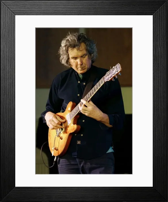 Framed Print : John Etheridge, Watermill Jazz Club, Dorking, Surrey, February 28, 2017. Artist: Brian O Connor Framed Print : John Etheridge, Watermill Jazz Club, Dorking, Surrey, February 28, 2017. Artist: Brian O Connor