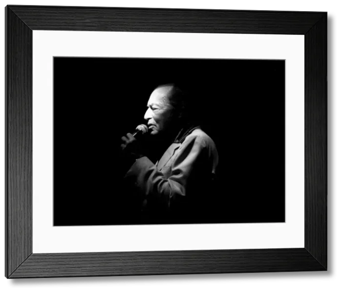 Framed Print : Woody Herman, Ronnie Scotts, London, 1977. Artist: Brian O Connor Framed Print : Woody Herman, Ronnie Scotts, London, 1977. Artist: Brian O Connor
