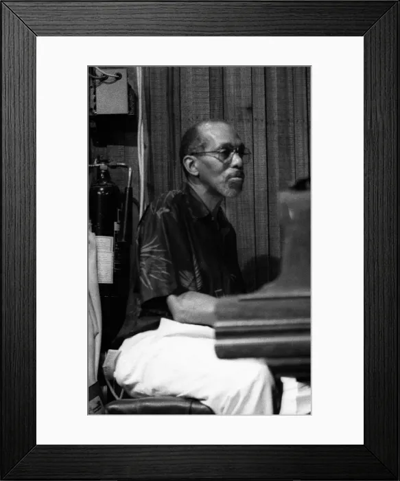 Framed Print : Walter Bishop Jr, Bass Clef, August 1990. Artist: Brian O Connor Framed Print : Walter Bishop Jr, Bass Clef, August 1990. Artist: Brian O Connor