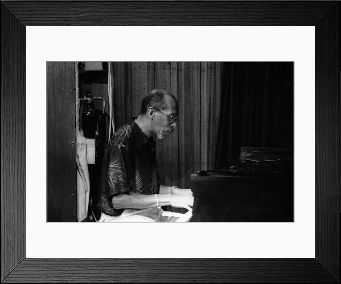 Framed Print : Walter Bishop Jr, Bass Clef, August 1990. Artist: Brian O Connor Framed Print : Walter Bishop Jr, Bass Clef, August 1990. Artist: Brian O Connor