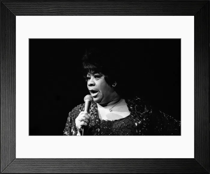 Framed Print : Ruth Brown, Ronnie Scott's, February 1994. Artist: Brian O Connor Framed Print : Ruth Brown, Ronnie Scott's, February 1994. Artist: Brian O Connor
