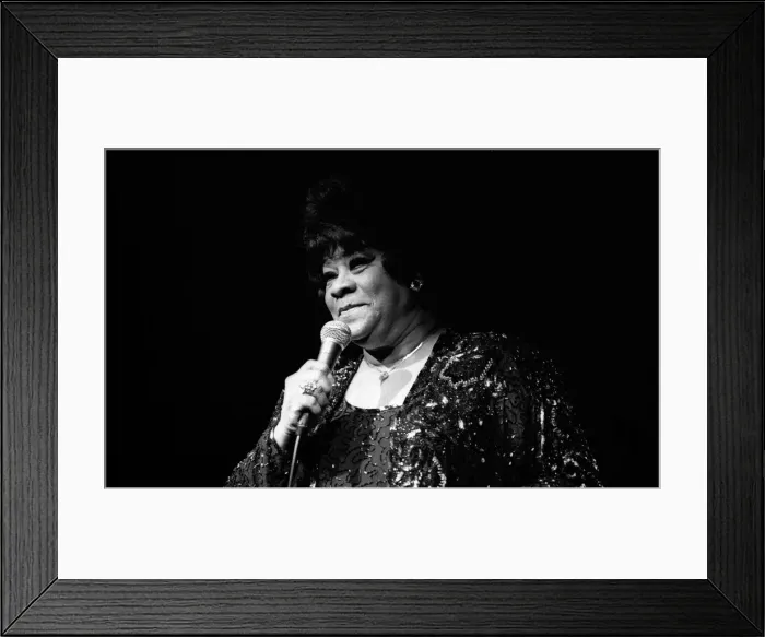 Framed Print : Ruth Brown, Ronnie Scott's, February 1994. Artist: Brian O Connor Framed Print : Ruth Brown, Ronnie Scott's, February 1994. Artist: Brian O Connor