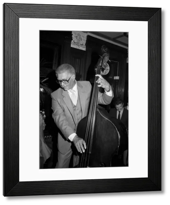 Framed Print : Red Callender, Kettners, London, November 1985. Artist: Brian O Connor Framed Print : Red Callender, Kettners, London, November 1985. Artist: Brian O Connor