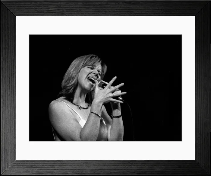 Framed Print : Trudy Kerr, Hawth Crawley, September 1999. Artist: Brian O Connor Framed Print : Trudy Kerr, Hawth Crawley, September 1999. Artist: Brian O Connor
