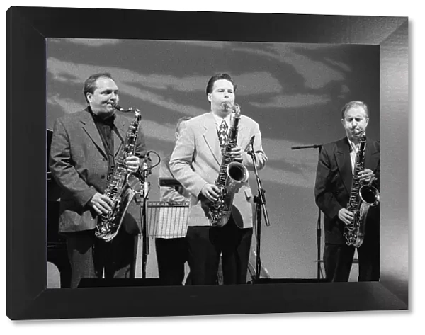 Ken Peplowski, Scot Hamilton and Harry Allen, Brecon Jazz Festival, Powys, Wales, Aug 1998