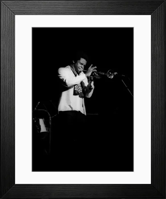 Framed Print : Freddie Hubbard, Roundhouse, London, November, 1977. Artist: Brian O Connor Framed Print : Freddie Hubbard, Roundhouse, London, November, 1977. Artist: Brian O Connor