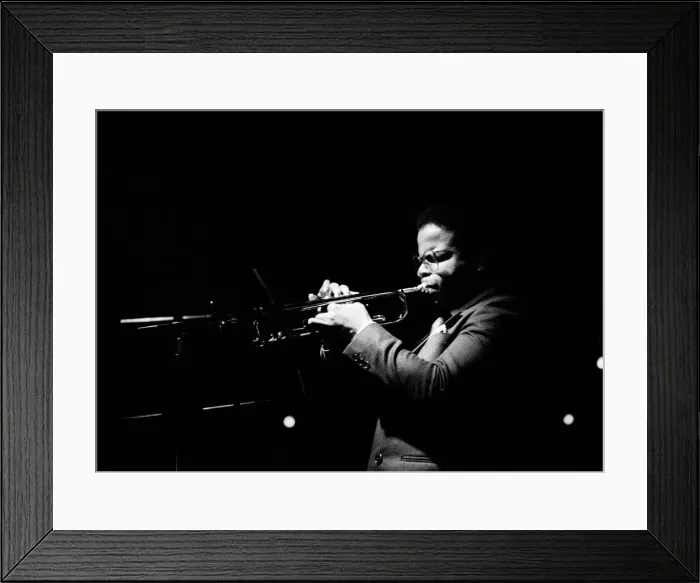 Framed Print : Terence Blanchard, Ronnie Scotts, Soho, London, April, 1984. Artist: Brian O Connor Framed Print : Terence Blanchard, Ronnie Scotts, Soho, London, April, 1984. Artist: Brian O Connor
