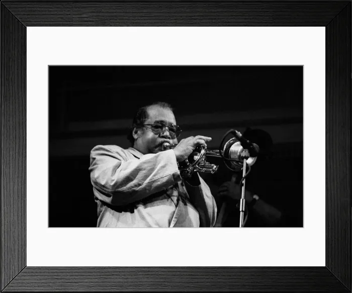 Framed Print : Nat Adderley, Jazz Cafe, London, May, 1993. Artist: Brian O Connor Framed Print : Nat Adderley, Jazz Cafe, London, May, 1993. Artist: Brian O Connor