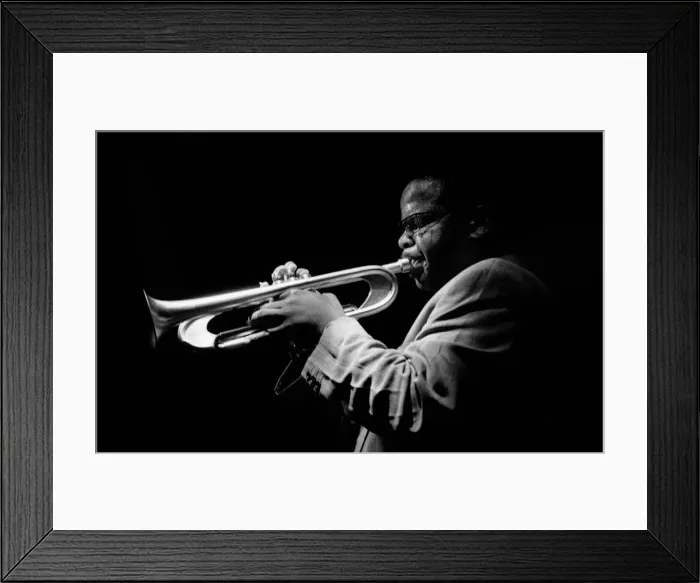 Framed Print : Terence Blanchard, Ronnie Scotts, Soho, London, July, 1994. Artist: Brian O Connor Framed Print : Terence Blanchard, Ronnie Scotts, Soho, London, July, 1994. Artist: Brian O Connor