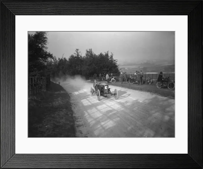 Framed Print : HR Godfrey driving a GN Bluebottle, Inter-Varsity Hillclimb, Tring, Hertfordshire, 5 March 1921 Framed Print : HR Godfrey driving a GN Bluebottle, Inter-Varsity Hillclimb, Tring, Hertfordshire, 5 March 1921