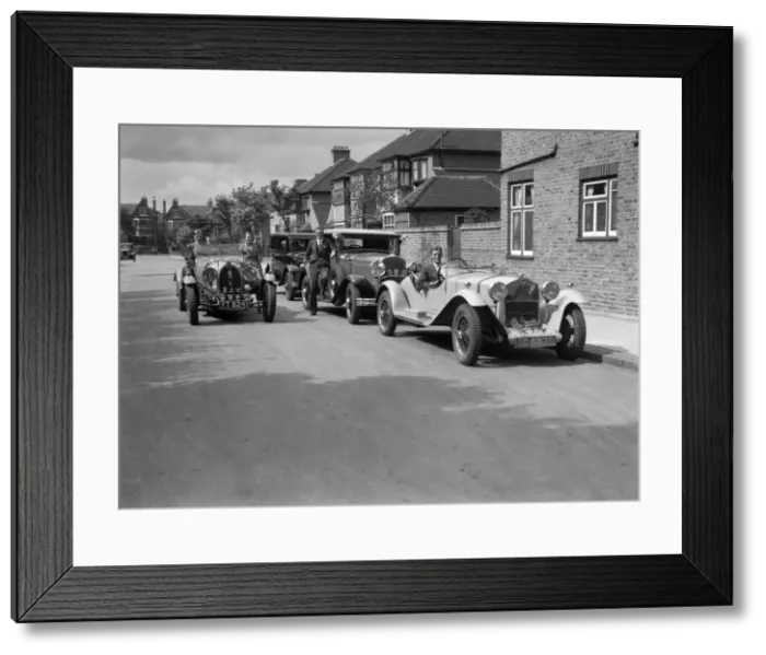 Framed Print : 1930 Alfa-Romeo, Chrysler Coupe and Bugatti Type 43 2262cc. Artist: Bill Brunell Framed Print : 1930 Alfa-Romeo, Chrysler Coupe and Bugatti Type 43 2262cc. Artist: Bill Brunell
