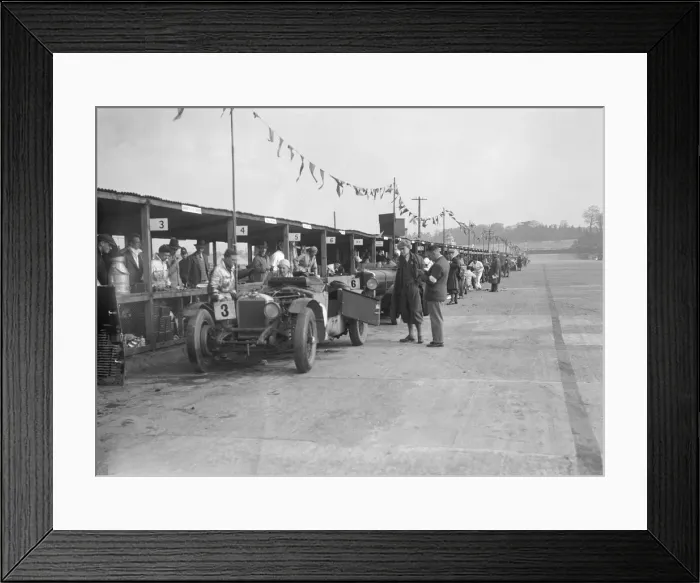 Framed Print : Invicta of FH Cairnes and George Field in the pits at the JCC Double Twelve race, Brooklands, 1931 Framed Print : Invicta of FH Cairnes and George Field in the pits at the JCC Double Twelve race, Brooklands, 1931