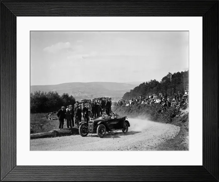 Framed Print : Sunbeam competing in the Caerphilly Hillclimb, Wales, 25 June 1914. Artist: Bill Brunell Framed Print : Sunbeam competing in the Caerphilly Hillclimb, Wales, 25 June 1914. Artist: Bill Brunell