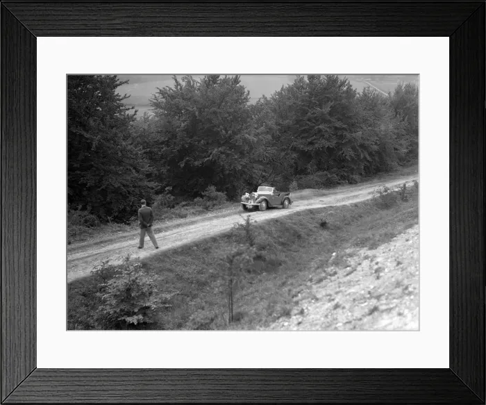 Framed Print : 1936 Talbot 10 1185 cc competing in a Talbot CC trial. Artist: Bill Brunell Framed Print : 1936 Talbot 10 1185 cc competing in a Talbot CC trial. Artist: Bill Brunell