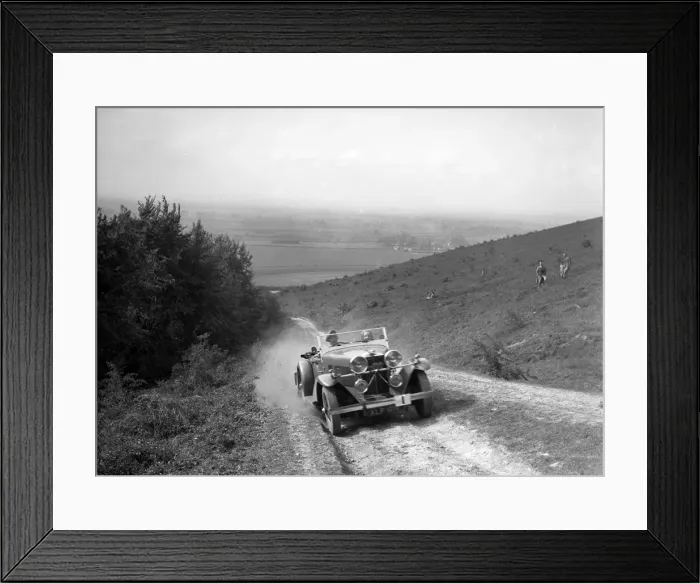 Framed Print : 1933 Talbot 105 2970 cc competing in a Talbot CC trial. Artist: Bill Brunell Framed Print : 1933 Talbot 105 2970 cc competing in a Talbot CC trial. Artist: Bill Brunell