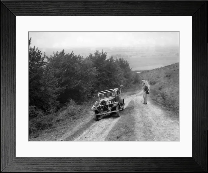 Framed Print : 1934 Talbot 75 2276 cc competing in a Talbot CC trial. Artist: Bill Brunell Framed Print : 1934 Talbot 75 2276 cc competing in a Talbot CC trial. Artist: Bill Brunell