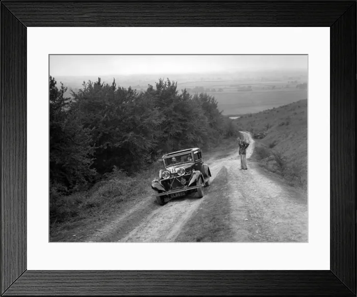 Framed Print : 1935 Talbot 75 2276 cc competing in a Talbot CC trial. Artist: Bill Brunell Framed Print : 1935 Talbot 75 2276 cc competing in a Talbot CC trial. Artist: Bill Brunell