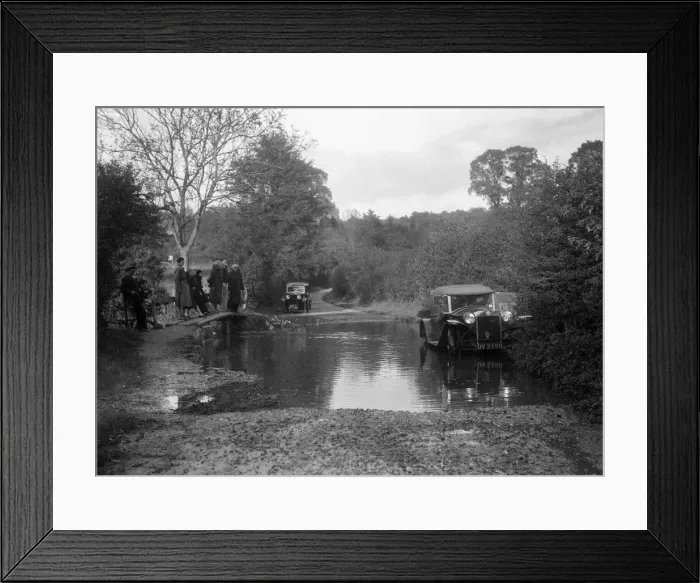 Framed Print : Lancia Lambda taking part in the Bugatti Owners Club car treasure hunt, 25 October 1931 Framed Print : Lancia Lambda taking part in the Bugatti Owners Club car treasure hunt, 25 October 1931