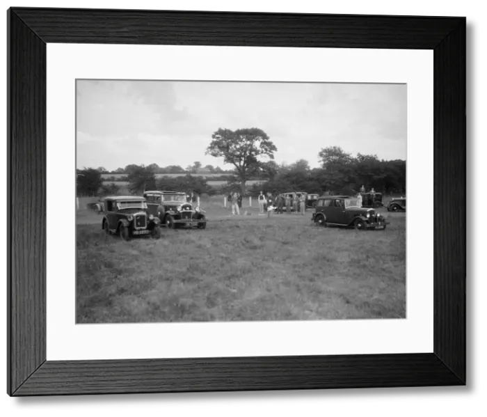 Framed Print : Austin 7 and two Singers taking part in the Bugatti Owners Club gymkhana, 5 July 1931 Framed Print : Austin 7 and two Singers taking part in the Bugatti Owners Club gymkhana, 5 July 1931