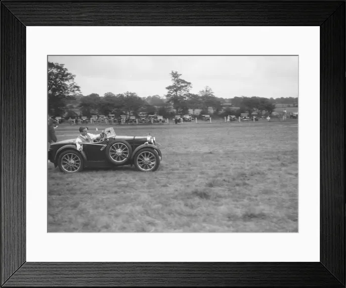 Framed Print : MG M type taking part in the Bugatti Owners Club gymkhana, 5 July 1931. Artist: Bill Brunell Framed Print : MG M type taking part in the Bugatti Owners Club gymkhana, 5 July 1931. Artist: Bill Brunell